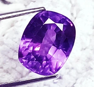 Certified Natural Violet Alexandrite 8.40 Ct Cushion Shape Loose Gemstone - Picture 1 of 6