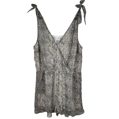 VENUS животных печати Детский комбинезон размер 16 v-образным вырезом кнопка застежки галстук ремни эластичный пояс - Изображение 1 из 4