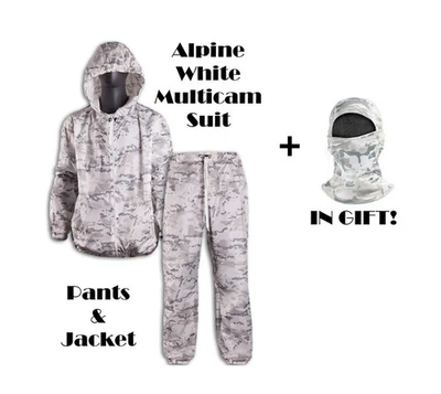 Multicam Alpine White Camouflage Suit | Winter Snow Camouflage Set | Waterproof - Image 1 of 4