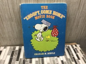 Vintage 1972 THE SNOOPY COME HOME MOVIE BOOK By Charles M. Schulz - Imagen 1 de 12