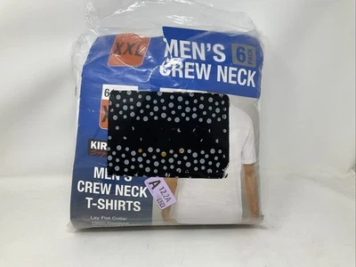 Camiseta Kirkland Signature masculina gola redonda 100% algodão branca - Extra Grande - Imagem 1 de 3