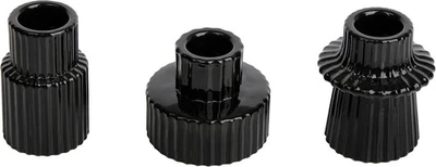 Candelabros de vidrio cónico candelabros candelabros para centros de mesa Foto 1 de 4