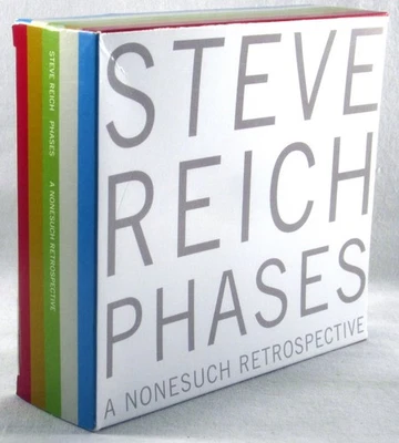 5 CD BOXED SET Steve Reich PHASES 2006 Nonesuch Retropsective EU 7559-79962-2 Foto 1 de 4