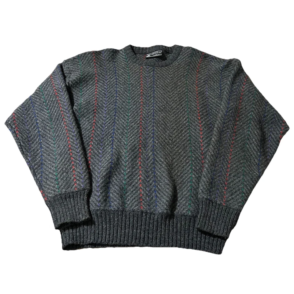 Suéter de Lana Shetland Preswick & Moore Años 90 De Colección Talla Grande Foto 1 de 4