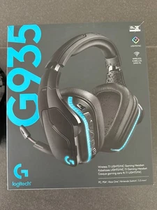 Logitech G935 Kopfhörer gaming wireless mit Mikrofon - Schwarz - Bild 1 von 10