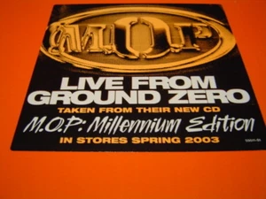 M.O.P. LIVE FROM GROUND ZERO 12" 2003  PROMO NEW - Imagen 1 de 1