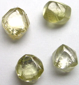 2.75 Karat Kostüm Kanarienvogel Gelb Natürlich Uncut Grobem Diamanten - Picture 1 of 2