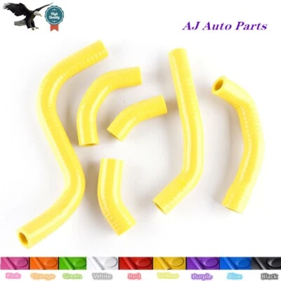 Mangueras de radiador de silicona amarillas para Suzuki RMZ250 RMZ 250 2013-2018 14 15 16 2017 Foto 1 de 4