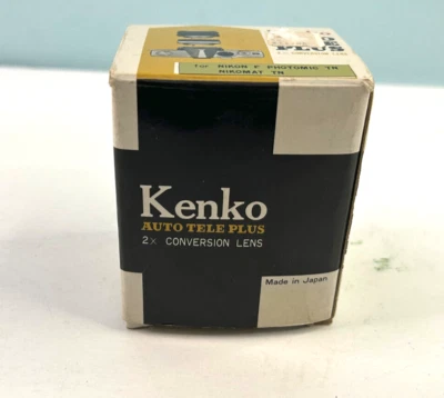 Kenko 2X Coversion Lens Auto Tele Plus for Nikon F Photomic TN Nikomat TN - Image 1 of 4