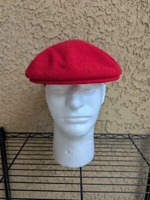 Sombrero Kangol Talla Mediana Rojo Bermudas 504 Informal Hip Hop Años 80 90 Ropa de Calle Nueva York Foto 1 de 4
