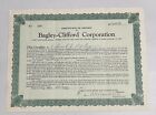1932 BAGLEY-CLIFFORD CORPORATION CD Bond Certificate CHICAGO ILLINOIS