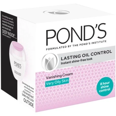 POND'S LASTING OIL CONTROL VANISHING CREAM FOR VERY OILY SKIN 100ml Jar