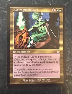 Pernicious Deed French "Action pernicieuse" LP Lightly Played MTG Apocalypse - Picture 1 of 2