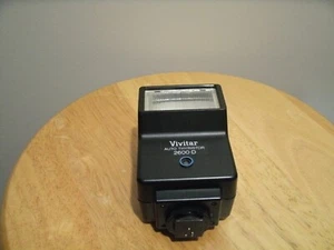 Vivitar Auto Thyristor 2600-D Shoe Mount Flash 35mm Film Camera Flash Untested - Picture 1 of 3