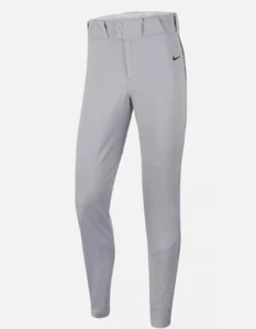 Nike Vapor Select Gray w/Black Piping Baseball Pants BQ6435-053 Men’s Medium $42 - Picture 1 of 12