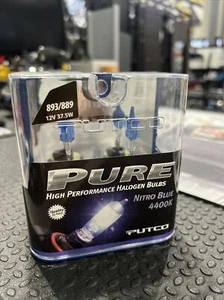 Putco 4400K Nitro Blue 893 230893NB 37.5W Two Bulbs Fog Light Replacement Lamp - Picture 1 of 5
