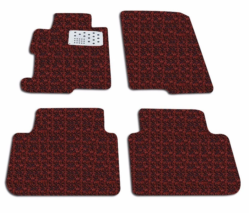 HONDA ACCORD SEDAN 2013-2017 RED PVC COIL FACTORY CUSTOM FIT CARPET FLOOR MATS Foto 1 de 4