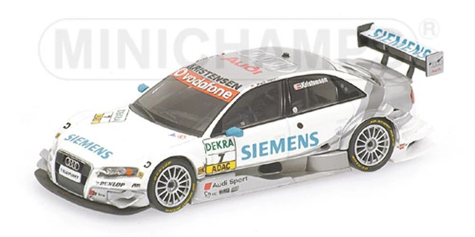 Minichamps 400069607 AUDI A4 SIEMENS T. KRISTENSEN DTM 2006 scala 1/43 - Immagine 1 di 1