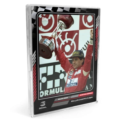 2023 Topps Now F1 STORY OF SENNA #43-45 AYRTON SENNA GOAT OF BRASIL 3 CD SSP - Image 1 of 4