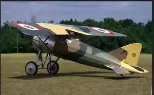 "Planos impresos de avión a escala de alas Morane Saulnler de 54" de la Primera Guerra Mundial modelo - Imagen 1 de 2