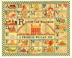 Rainbow Alphabet Promise We See Ellen Stouffer Lang Blank Note Cards - Set of 6 - Picture 1 of 3