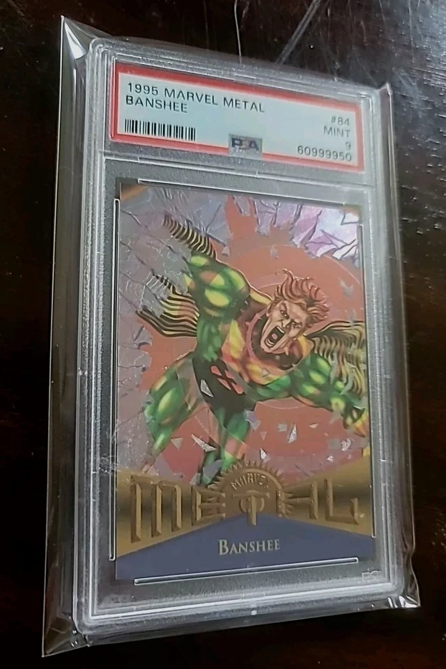 1995 Fleer Ultra Marvel Metal - Banshee X-MEN MUTANTS PSA 9.0  - Image 1 of 3