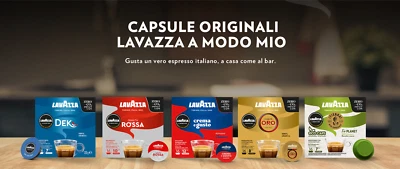 36 KAPSELN KAFFEE LAVAZZA A MODO MIO ORIGINAL ITALIENISCH KAFFEE Ihrer Wahl - Bild 1 von 4