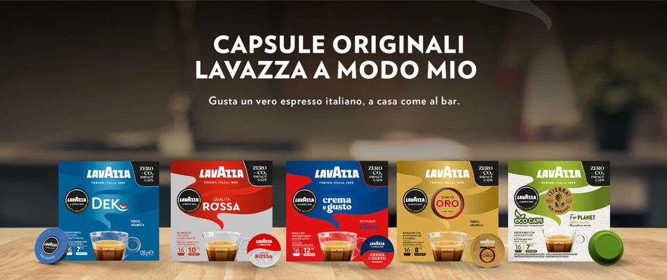 36 KAPSELN KAFFEE LAVAZZA A MODO MIO ORIGINAL ITALIENISCH KAFFEE Ihrer Wahl - Bild 1 von 4