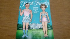 1981 First Family Paper Doll Book-Ronald Reagan and Family