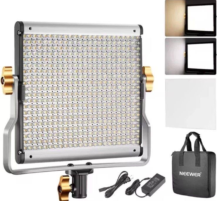 NEEWER Dimmable Bi Colour LED professional light | YouTube | Lighting kit - Image 1 of 4