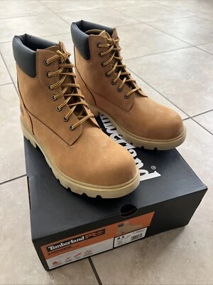 Timberland PRO Sawhorse 6" Compuesto Puntera de Seguridad Botas Hombre Talla 9.5 Trigo Foto 1 de 4