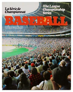 MLB 1981 NLCS Montreal Expos Olympic Stadium Program Cover REPRINT 8 X 10 Photo  - Picture 1 of 1