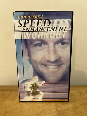 Don Beebe Speed Enhancement Workout VHS Tape Obscure HTF OOP 1998 House Of Speed - Image 1 of 4