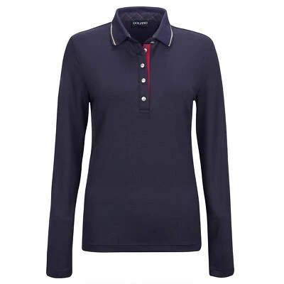 NUEVO CON ETIQUETAS Golfino Damas Polo Dry Comfort 5331126 580 Azul Marino Talla 6 8 10 12 14  Foto 1 de 4
