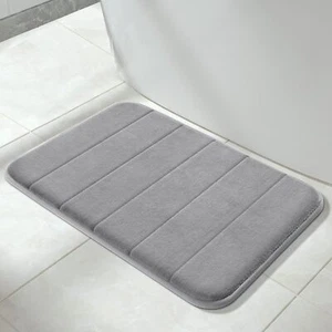 Alfombra de baño de espuma viscoelástica Yimobra, 24 x 17 pulgadas, 24" x 17", gris - Imagen 1 de 6