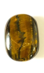 Tigers Eye Palm Stone Crystal Healing Reiki Positive Energy Gift Wellness Luck - Picture 1 of 2