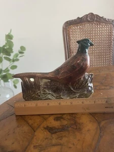 Vtg McCoy Pheasant Planter 1959 Bird Hunting Game Bird Excellent Condition - Picture 1 of 11