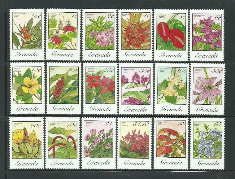 GRANADA. Año: 1985. Tema: SERIE BASICA. FLORA. FLORES. - Imagen 1 de 1