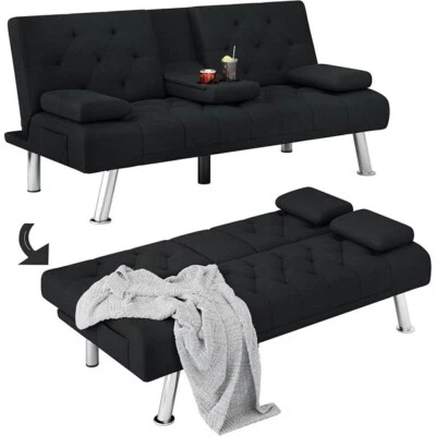 Futon Sofa Bed, Futon Mattress, Futon Couch, Convertible Futon Sofa Bed - Image 1 of 4