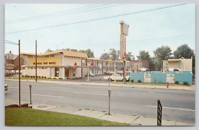 Publicidad de Akron Ohio, Imperial 400 Motel, postal vintage Foto 1 de 2