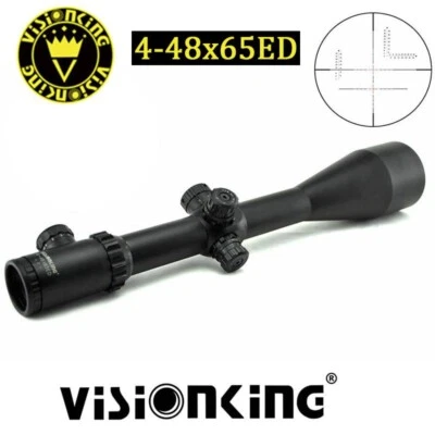 Mira para rifle Visionking 4-48x65 ED Plus retícula especial mira táctica militar Foto 1 de 4