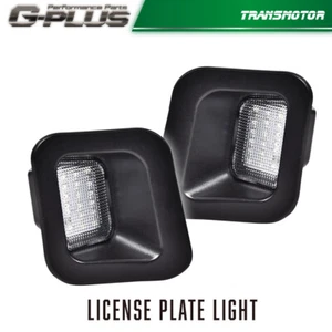 Fit For 03-18 Dodge Ram 1500 2500 3500 LED License Plate Lights Clear Lamp New - Picture 1 of 10
