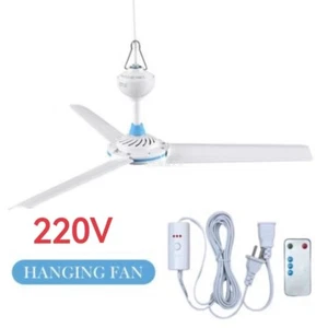 220V Ceiling Fan Mini Hanging For Camping Outdoor Hanging Tent USB Portable - Picture 1 of 20