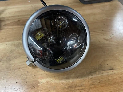 2004 - 2022 Harley Sportster Custom XL883 XL 1200 883 LED HEAD LIGHT HEADLIGHT - Image 1 of 4