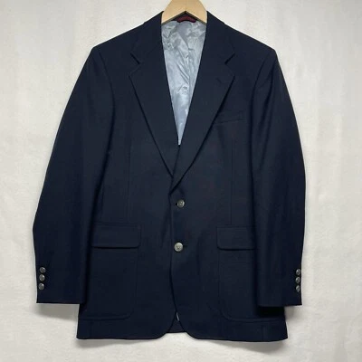 Jack Nicklaus Sport Coat Blazer Suit Jacket Mens 40 R Navy Golf Gold Buttons - Image 1 of 4