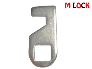 SET BESTEHEND AUS 2 Haken Nocken Ersatznocken SO-001 CompX HEBELRIEGEL HEBELHAKEN QUADRATISCH - Bild 1 von 2