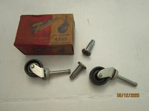 2x Vintage 4335 einwandfreie Laufrollen für Holzmöbel OVP - Bild 1 von 3