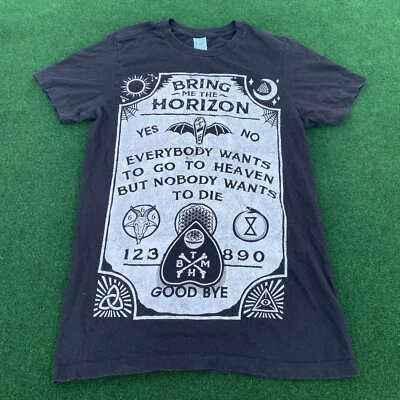 Camiseta De Colección Y2K Bring Me The Horizon Band Metal Emo Rock Ouija Board S ¡RARA! Foto 1 de 4