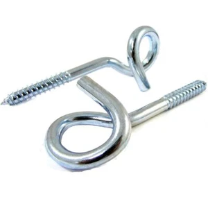 Vite coda di maiale oscillante extra resistente in ganci cerchio capannone ad anello sospeso capannone giardino - Foto 1 di 6