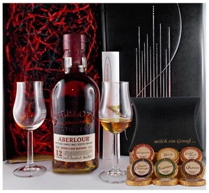 Aberlour 12 Jahre Single Malt Whisky + 2 Gläser + Edelschokolade Geschenk - Bild 1 von 7